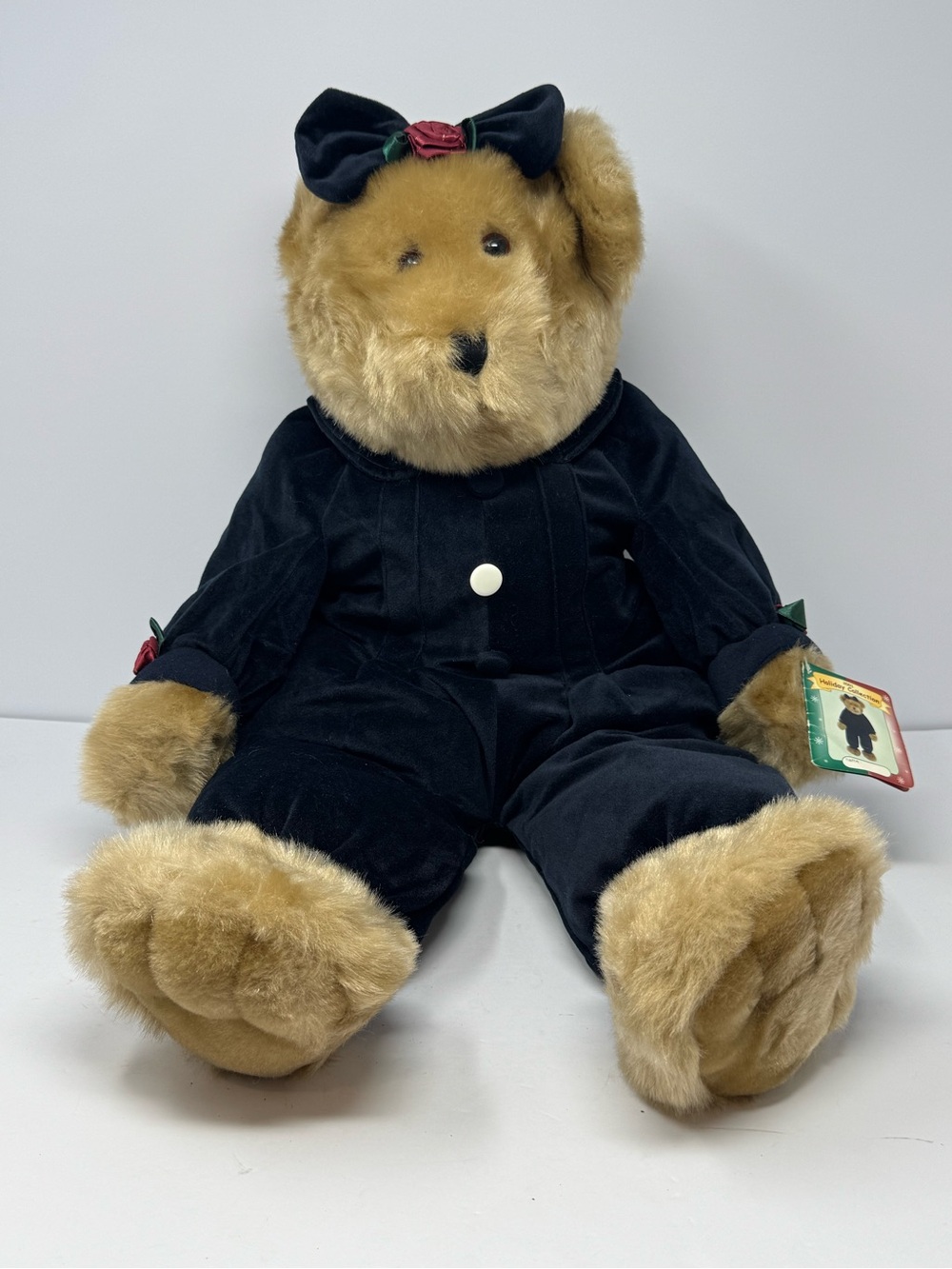 JCPenney 2001 Holiday Collection Plush Teddy Bear w/ Outfit & Tags